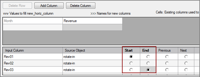 Selecting a range for a Rotate object