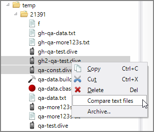 Context Menu Commands