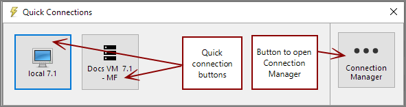 Sample Quick Connections