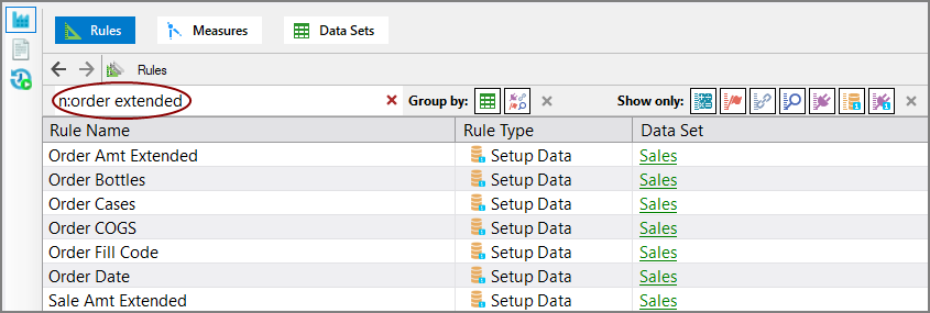 Advanced Search Measure Factory - multiple terms
