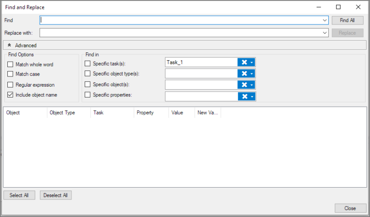Searching In Scripts
