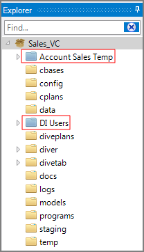 Workbench Explorer with Aliased Folders