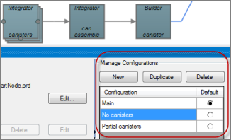 Choose Configuration from Manage Configuration List