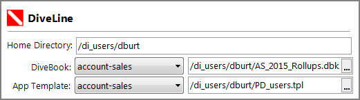 Example User Home Directory setting
