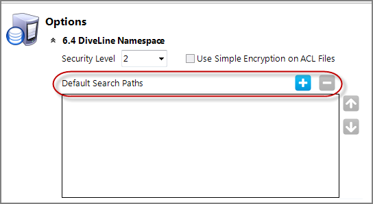 Server Settings Options Default Search Paths