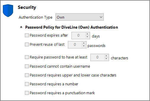 OWN Password Policy