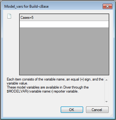 Example of a Model_vars dialog box for a VI cBase output object