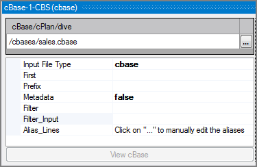 VI cBase Input Object Attributes