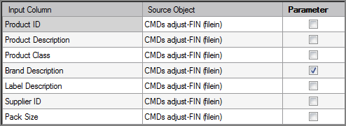 Example of a VI Iterate output object's column grid