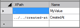 XML Input Object Multiple Datum Select Col