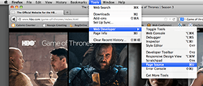 How to view page source in Firefox