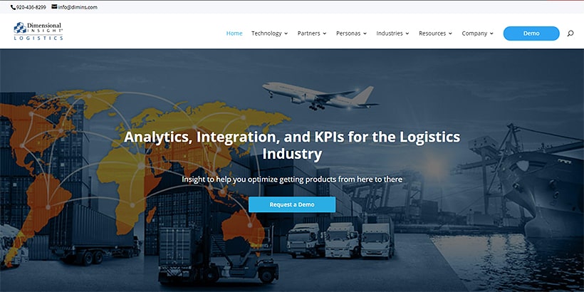 Logistics Data Analytics Website