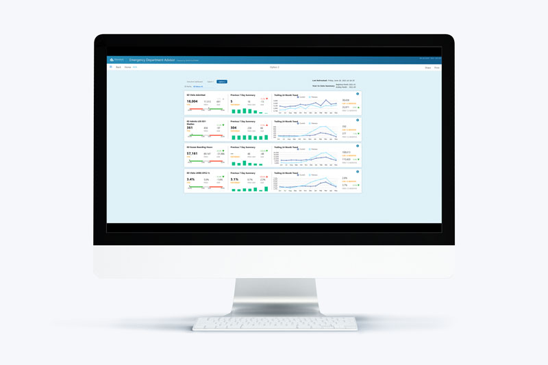 Healthcare Applications Dashboards: Patterns for Exposing Data