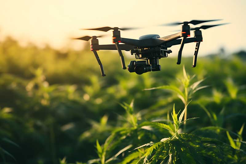 High Tech for High Times: How Drones Are Elevating Cannabis Cultivation